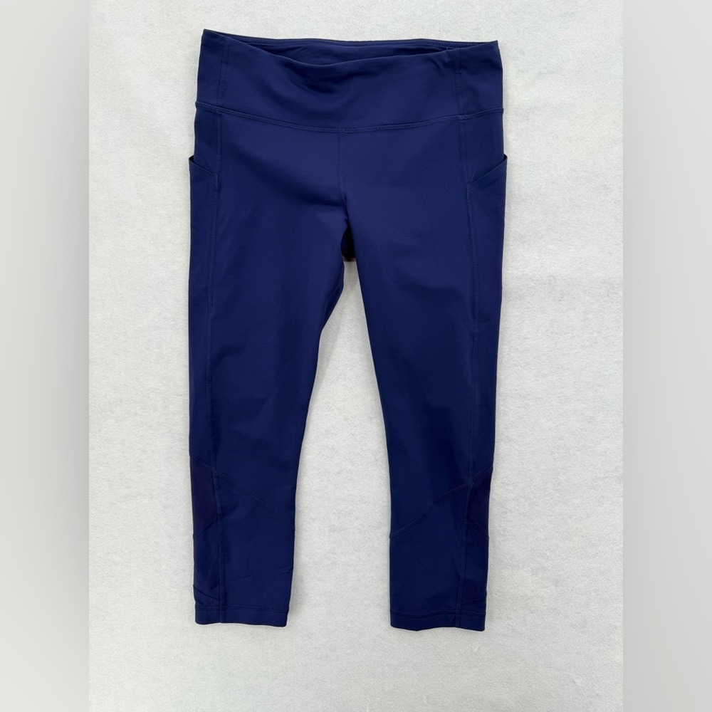 Lululemon Pace Rival Crop Hero Blue Size‎ 8